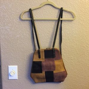 Genuine Leather French backpack purse